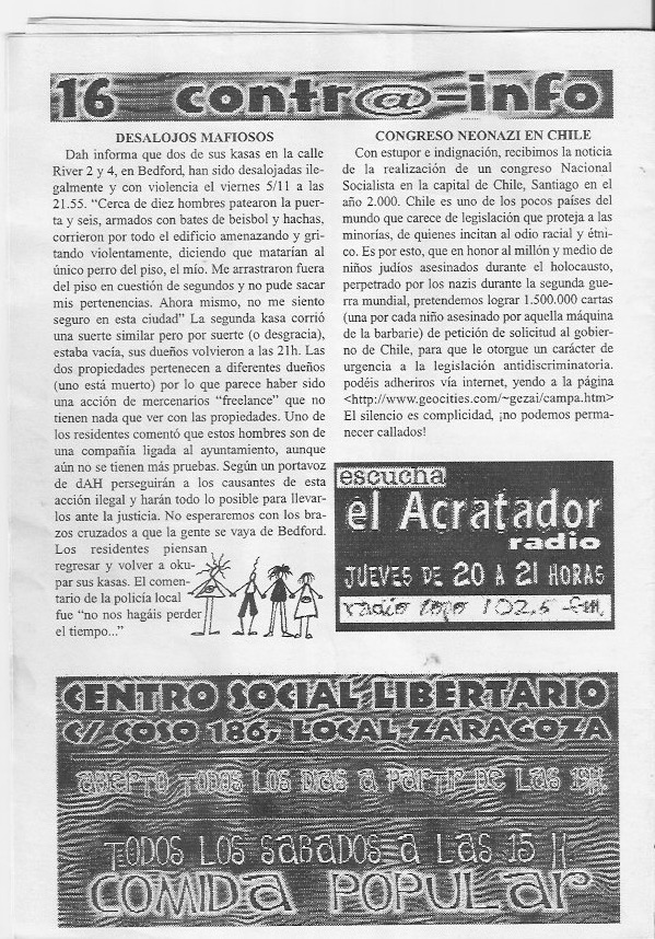 Página del fanzine