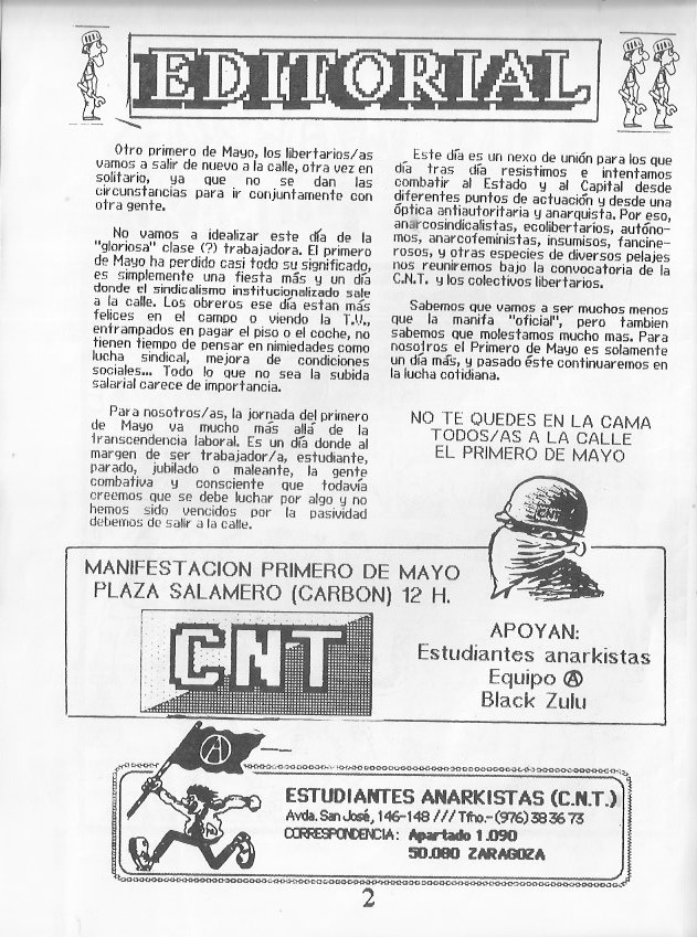 Página del fanzine