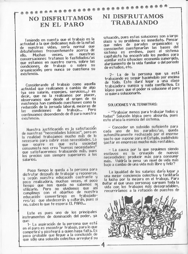 Página del fanzine