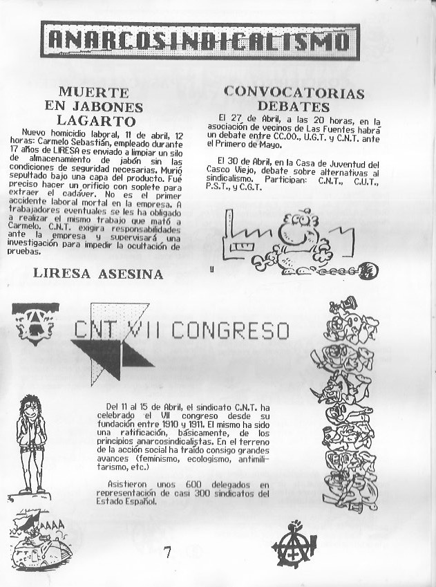 Página del fanzine