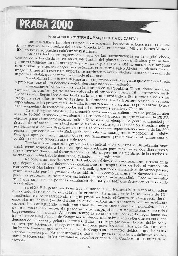 Página del fanzine