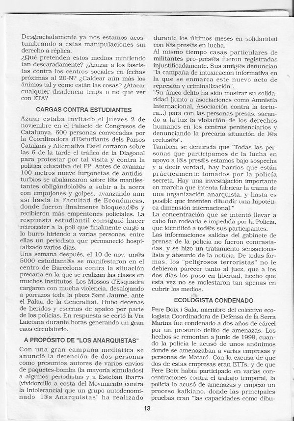 Página del fanzine