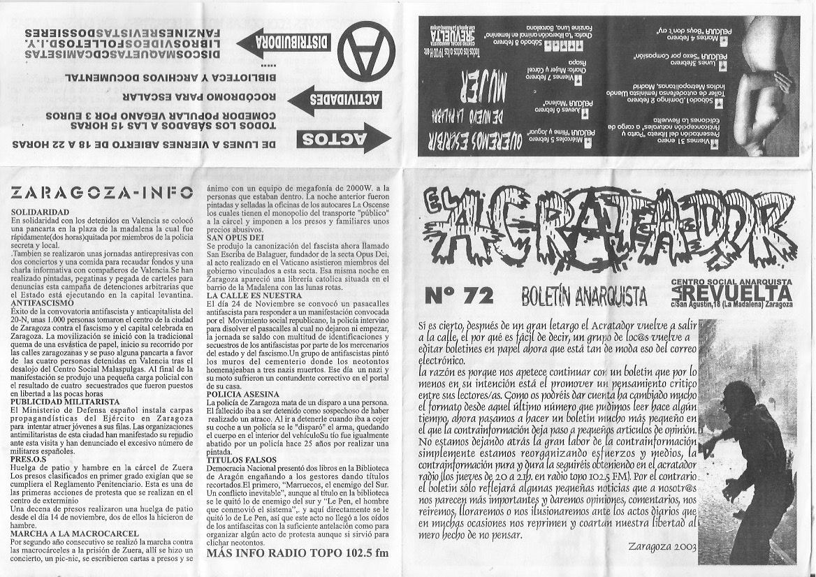 Página del fanzine