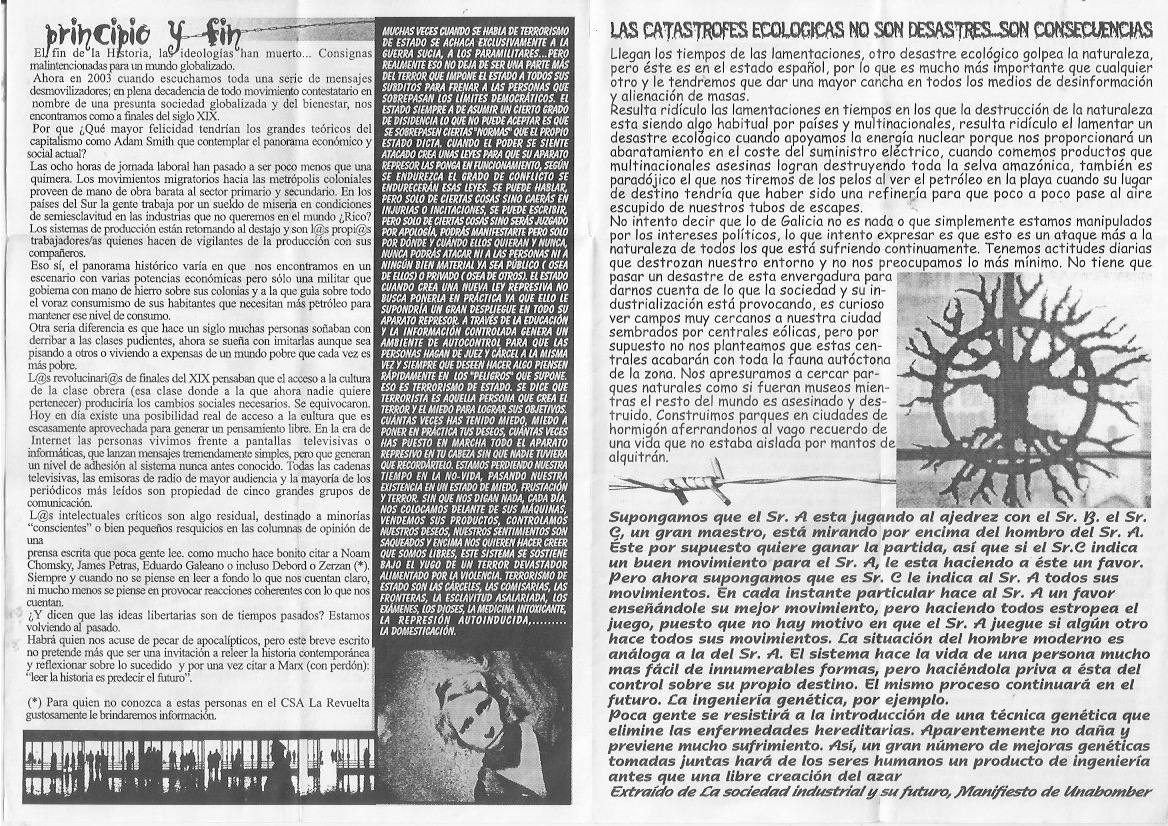 Página del fanzine