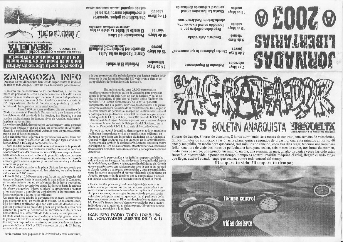 Página del fanzine