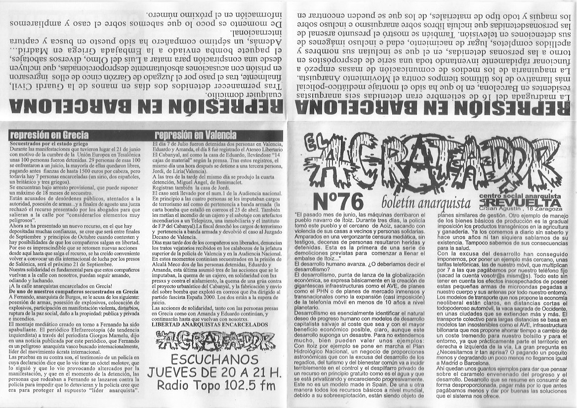 Página del fanzine
