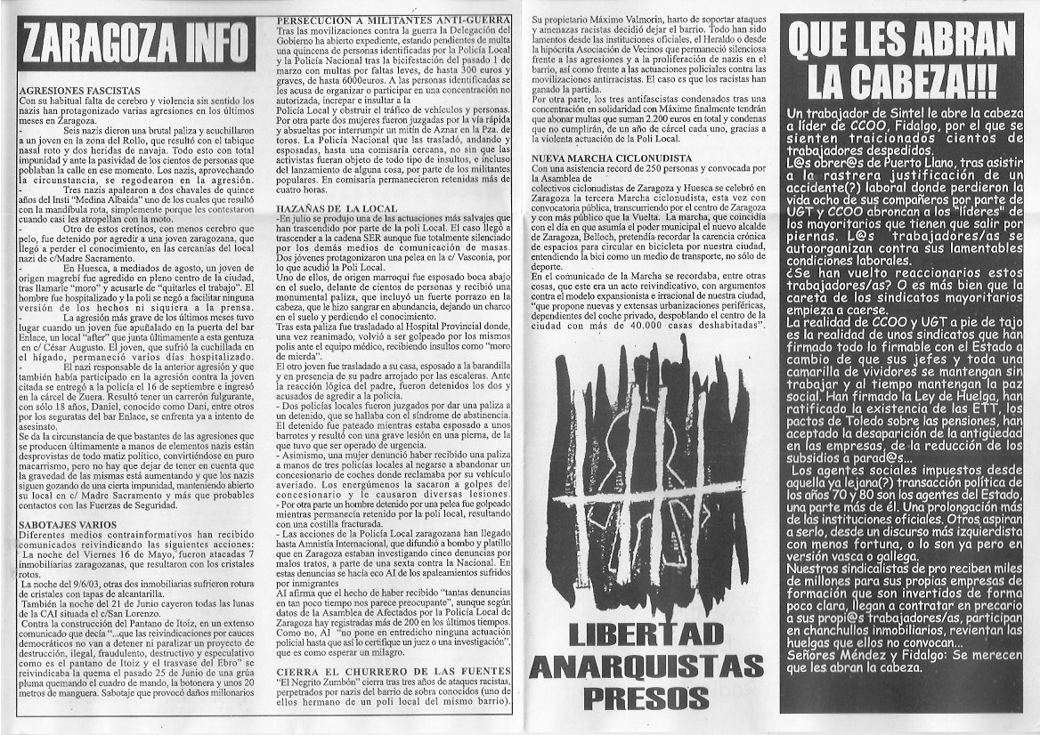 Página del fanzine