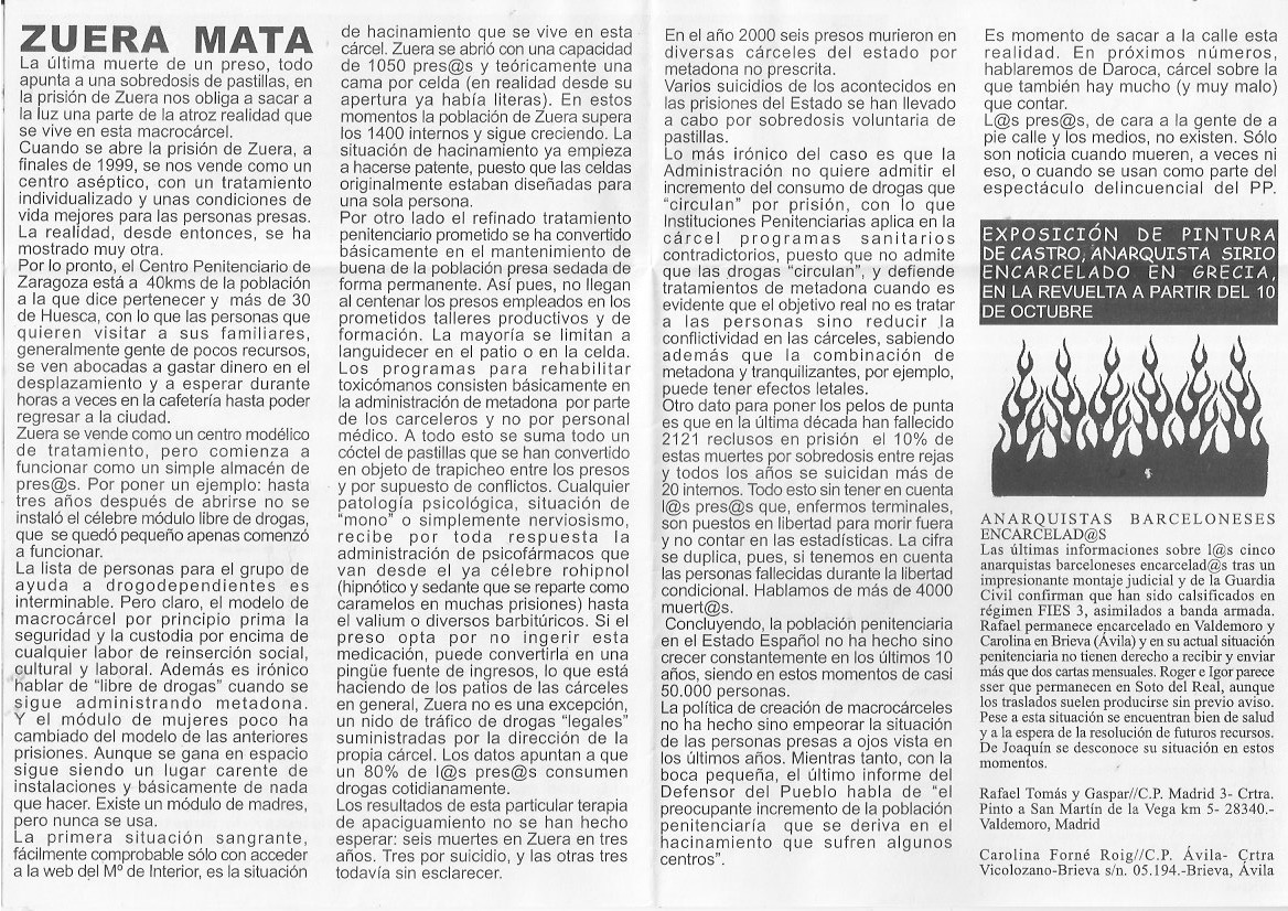 Página del fanzine