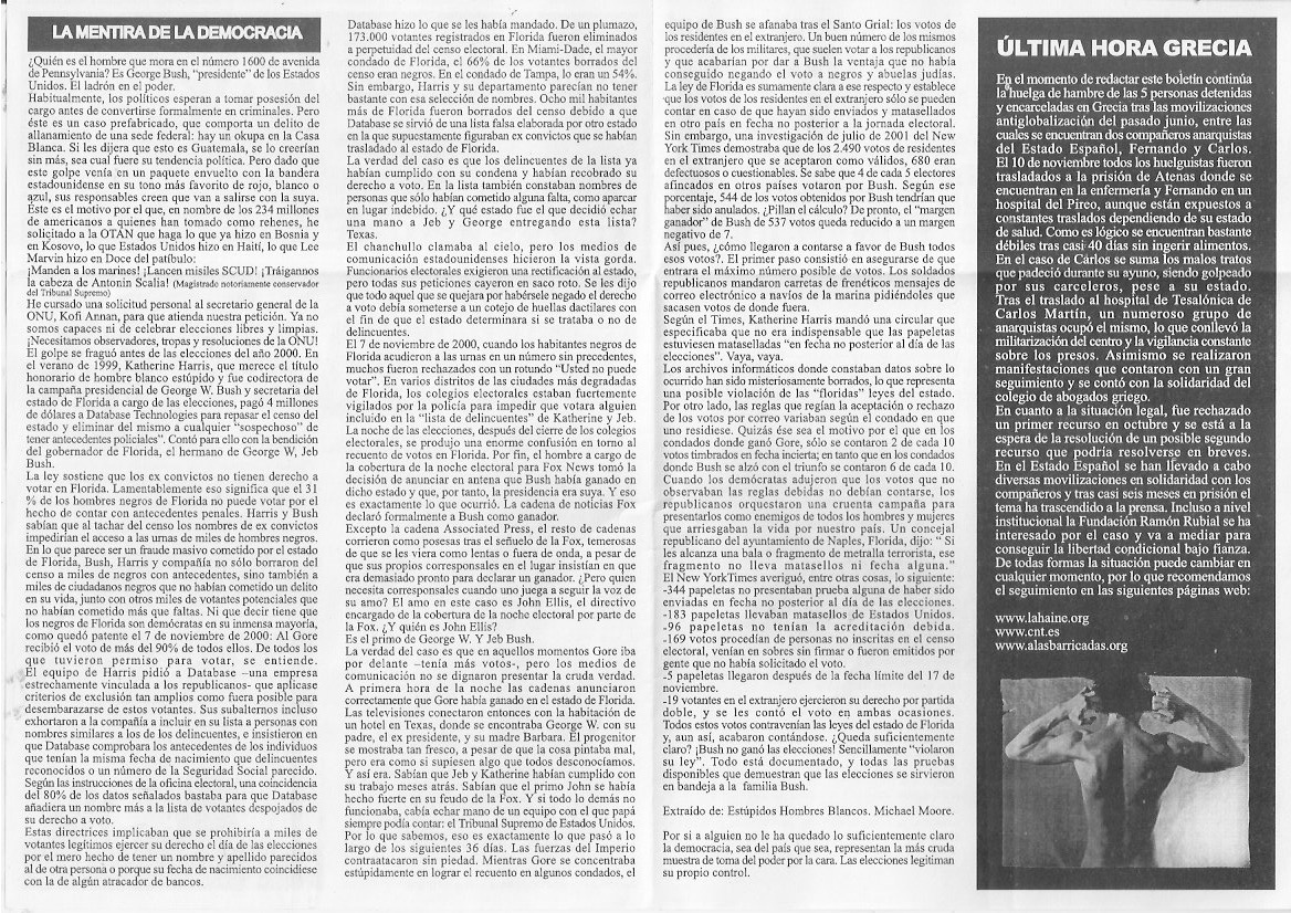 Página del fanzine