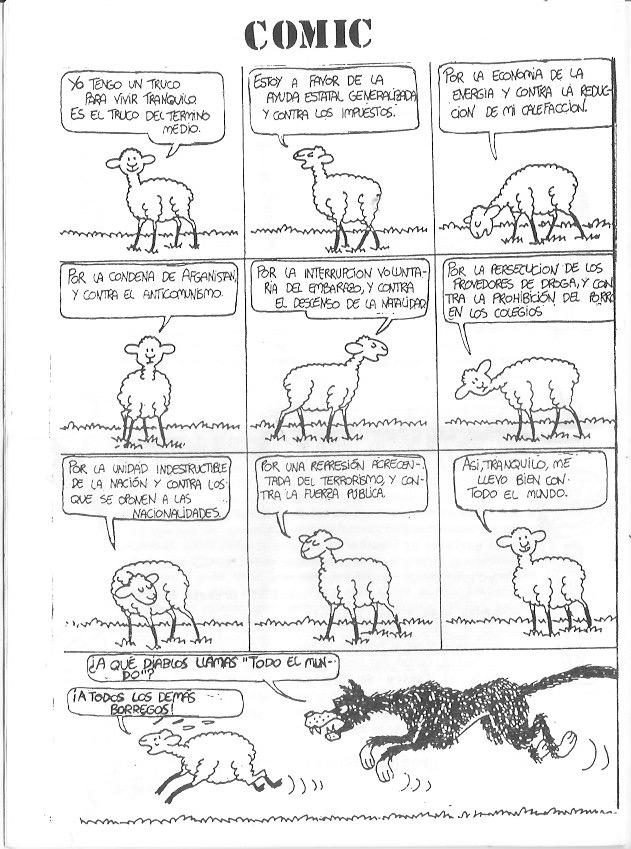 Página del fanzine