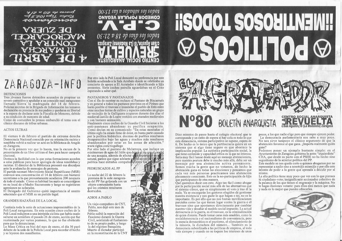 Página del fanzine