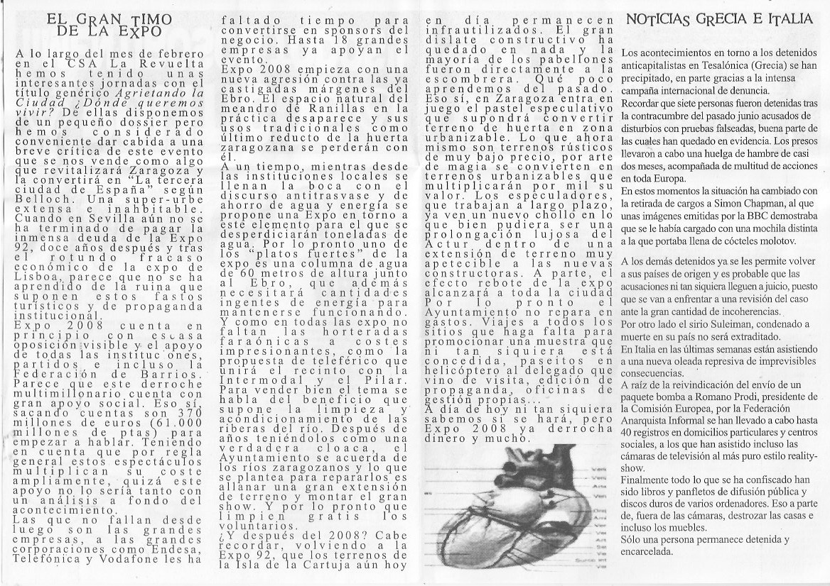 Página del fanzine
