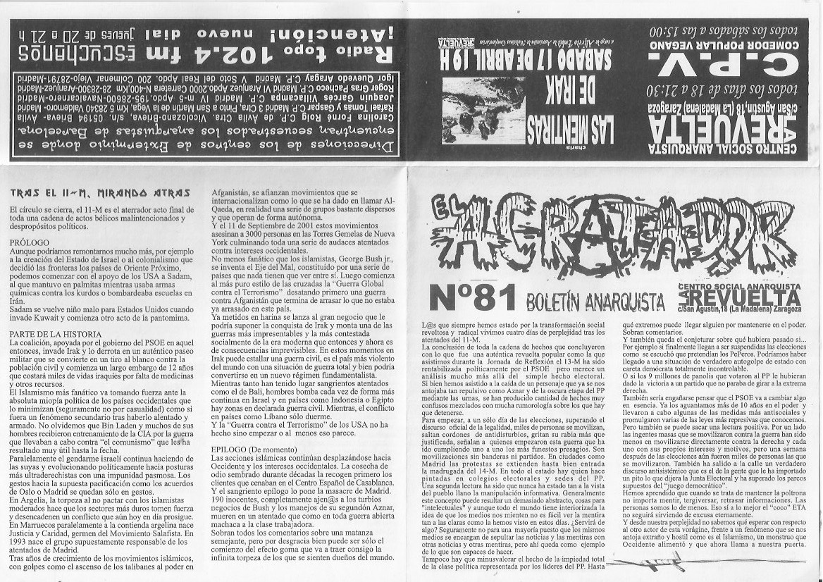 Página del fanzine