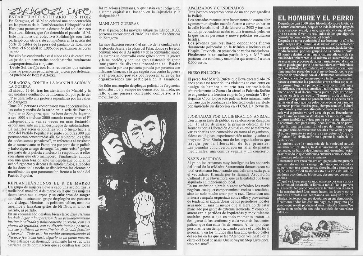 Página del fanzine