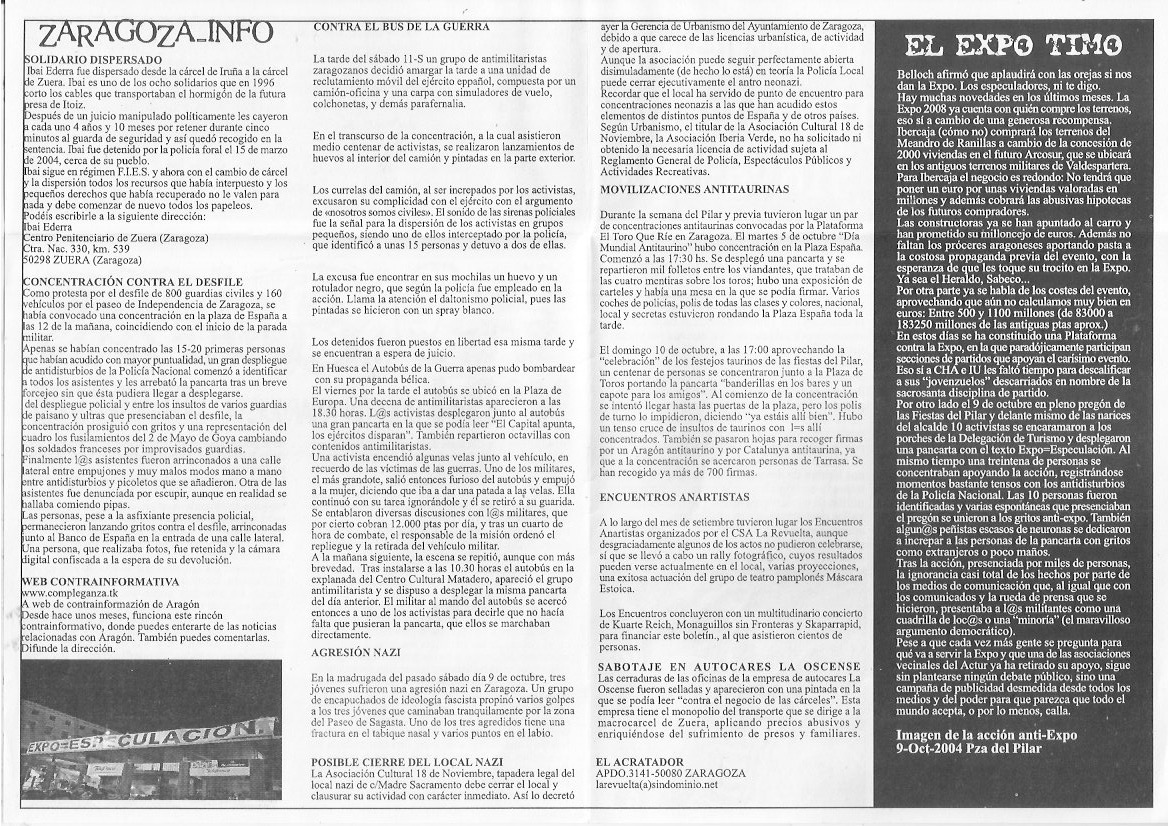 Página del fanzine