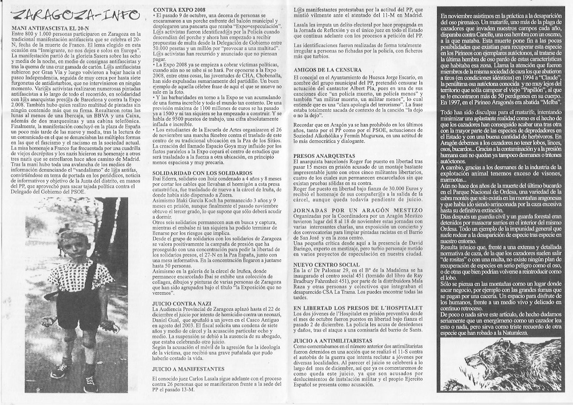 Página del fanzine