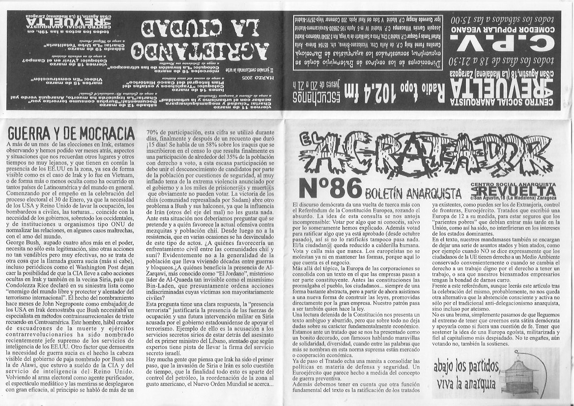 Página del fanzine