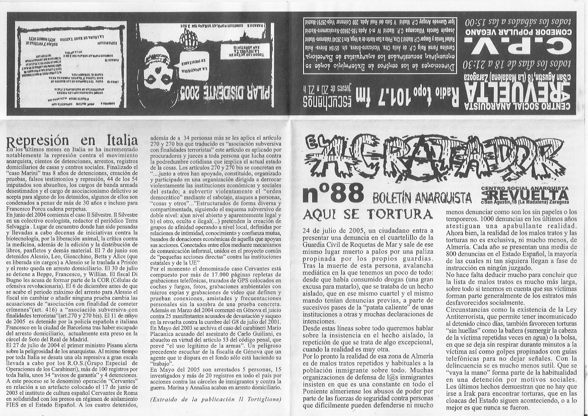 Página del fanzine