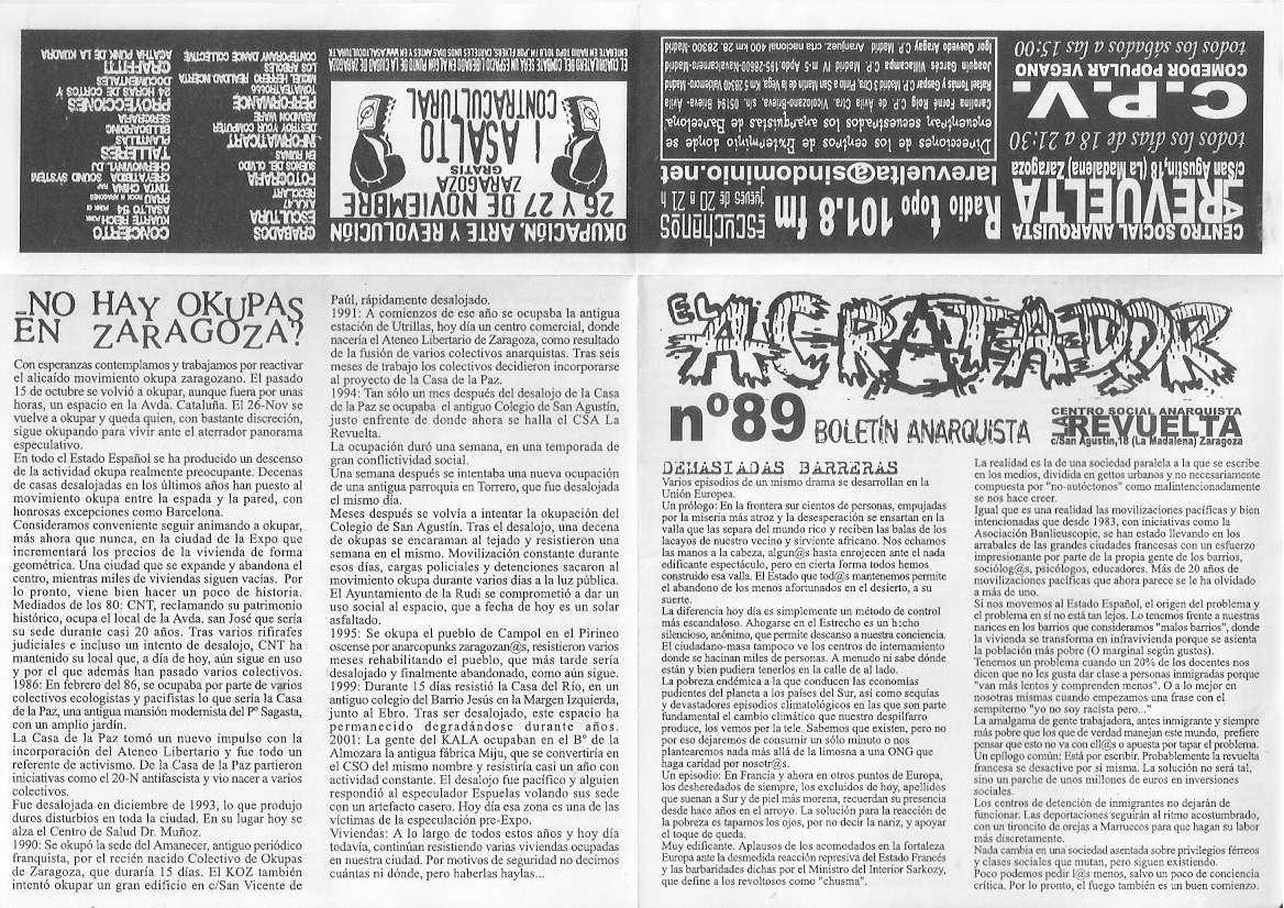 Página del fanzine