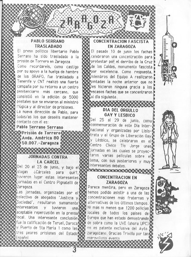Página del fanzine