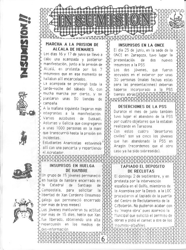 Página del fanzine