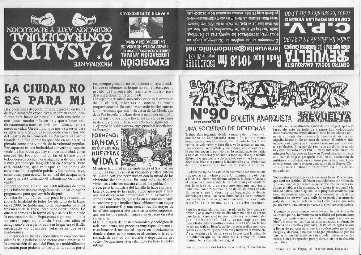 Página del fanzine