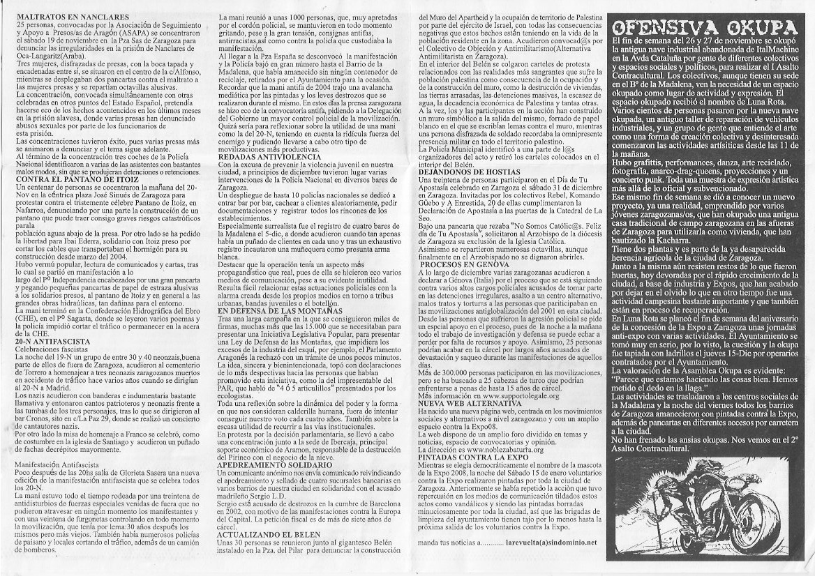 Página del fanzine