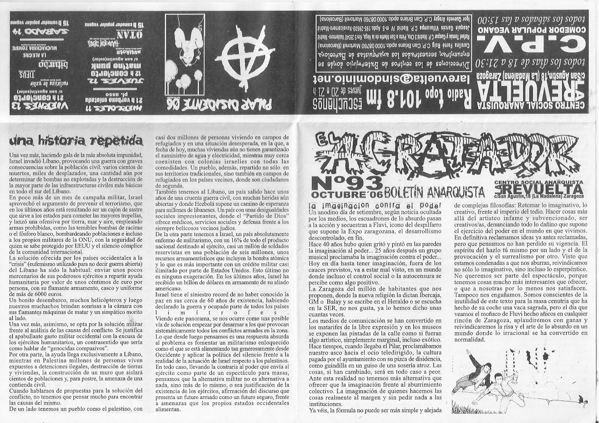 Página del fanzine