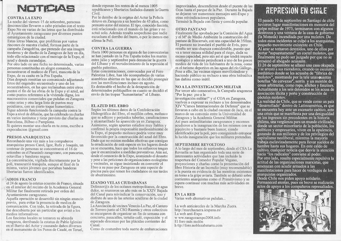 Página del fanzine