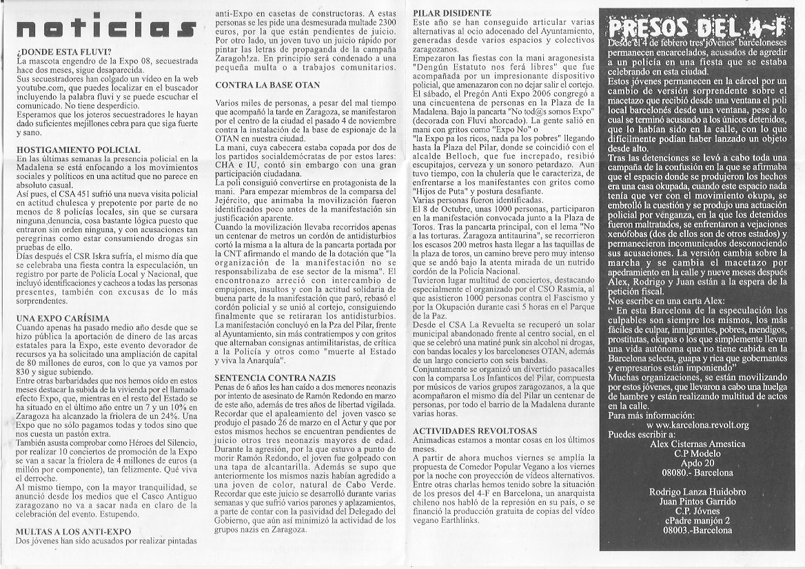 Página del fanzine