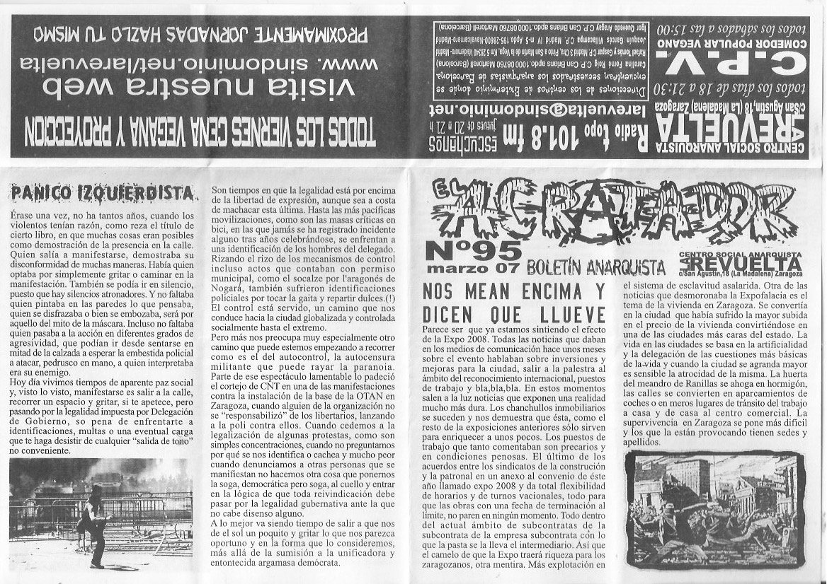 Página del fanzine