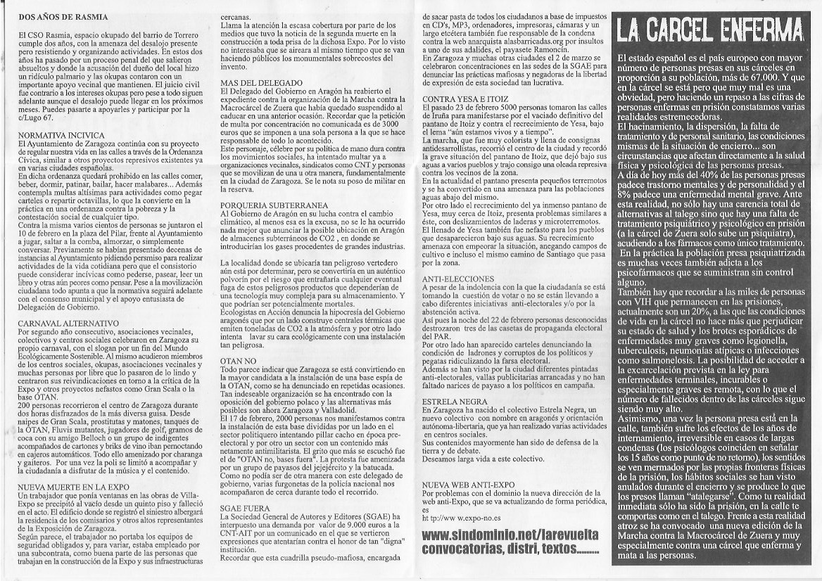 Página del fanzine