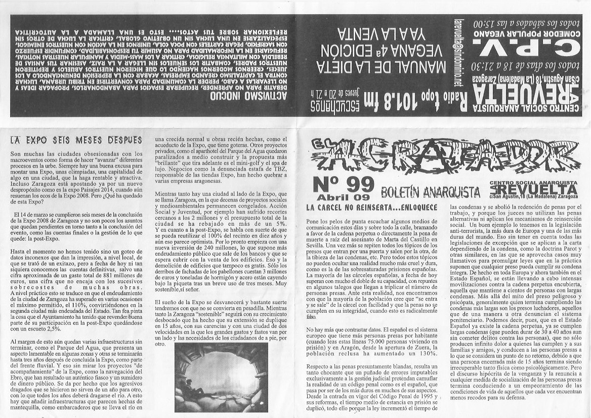 Página del fanzine