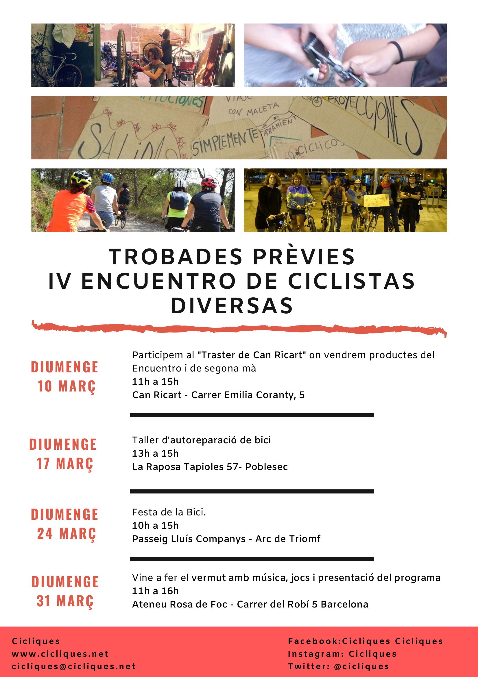 Trobades pre IV Encuentro de Ciclistas Diversas!!!!!