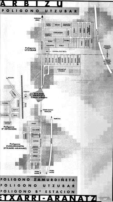 Polgonos industriales de Etxarri Aranatz y Arbizu