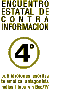 IV Jornadas Estatales de contrainformaci&oacute;n