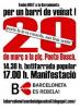 20 març Mani: Tenim dret a la Barceloneta