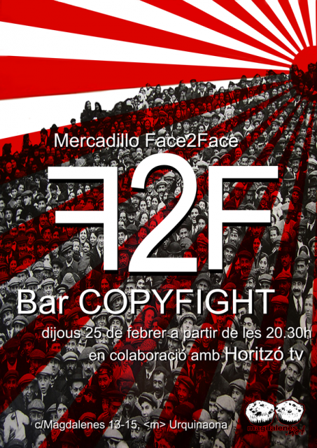 Dijous 25, tornem a la càrrega i descarrega amb el Bar Copyfight