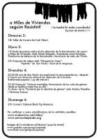 programació de resistència del 2 al 6 de maig.