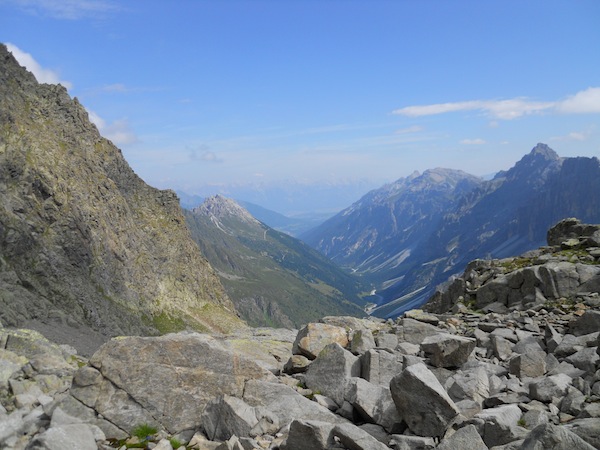 La Pinnistal, a l’altra banda del coll Pinnisjoch.