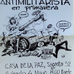 Fiesta antimilitarista en primavera