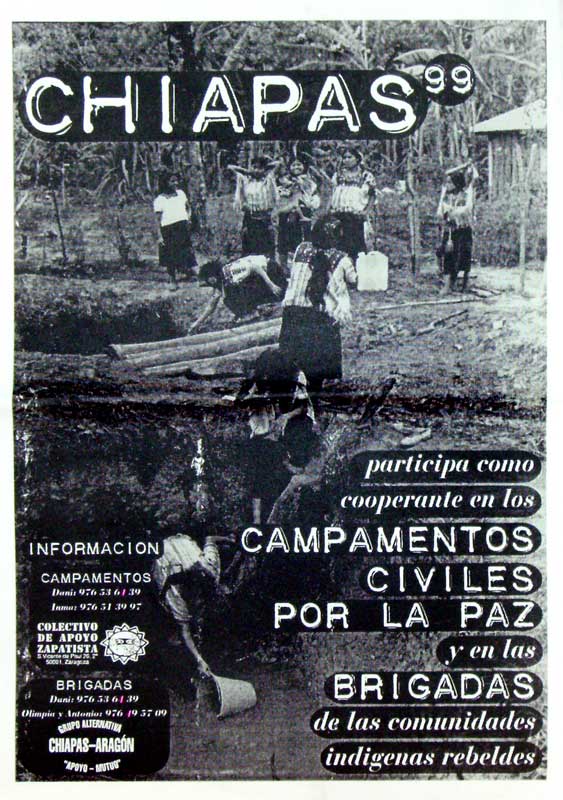Chiapas 99. Campamentos civiles por la paz
