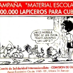 Material escolar para Cuba