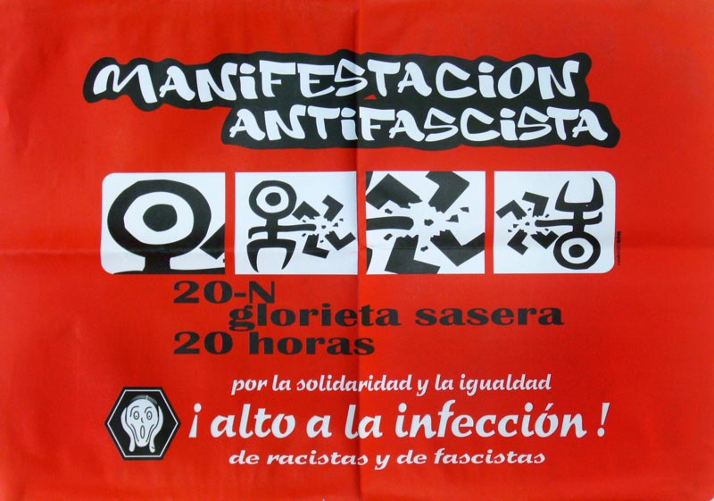 manifestación antifascista