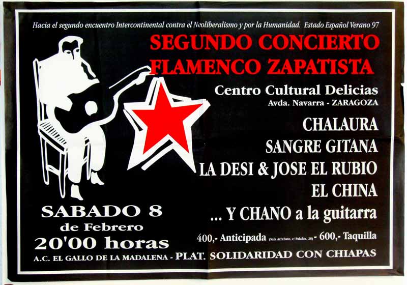 Segundo concierto flamenco zapatista