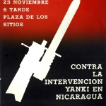 Contra la intervención yankee en Nicargua