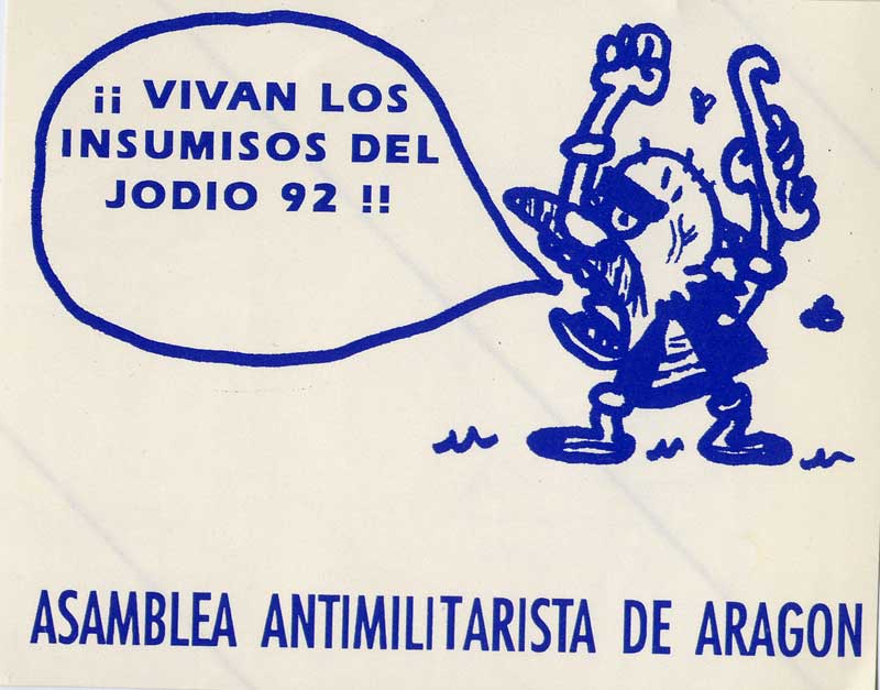 Asamblea antimilitarista de Aragón