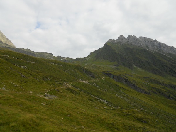 Arribant al refugi, la Kalkwand (2.564 m).