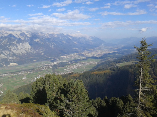 Vistes d’Innsbruck i la vall de l’Inn.